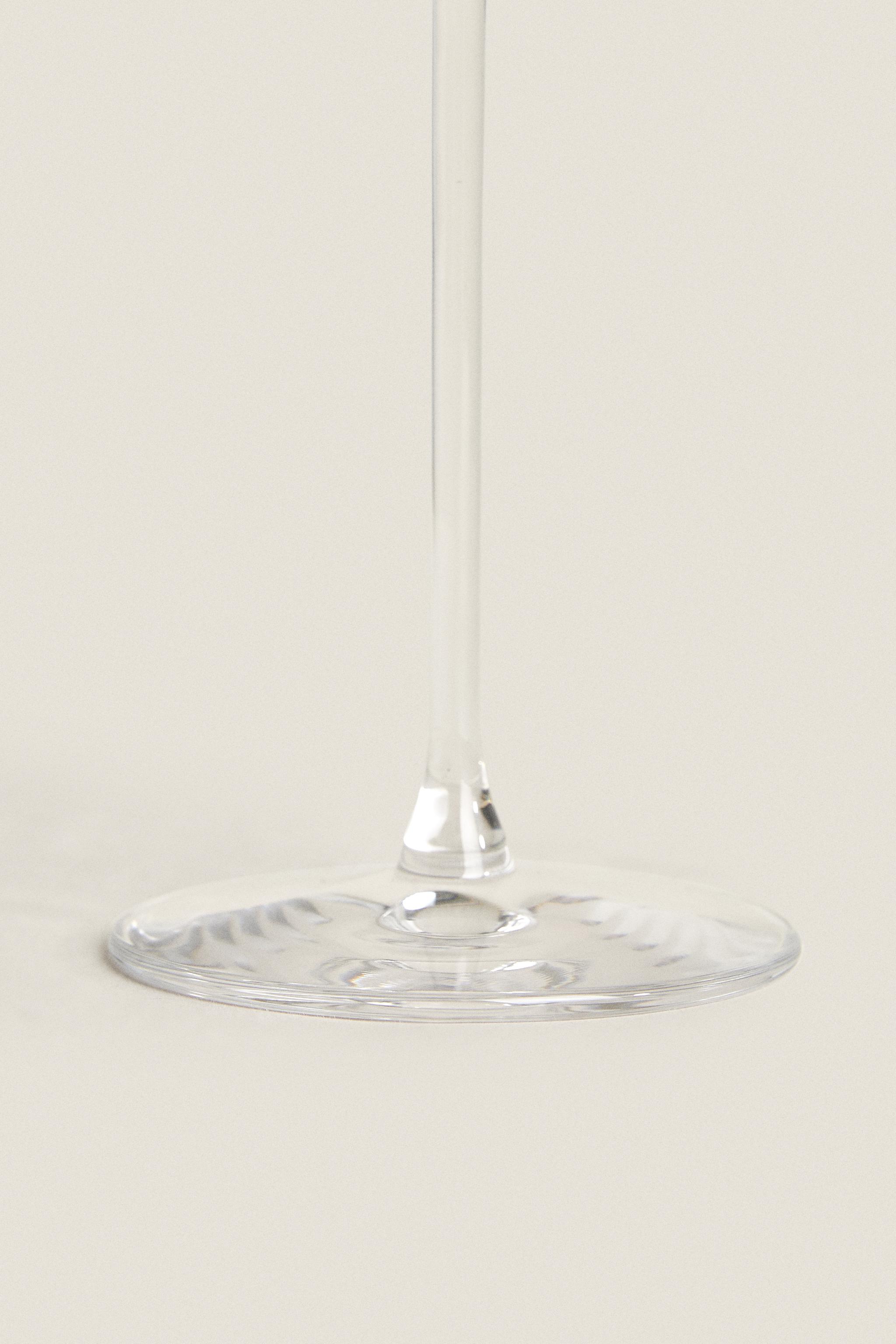 PLAIN CRYSTALLINE FLUTE GLASS